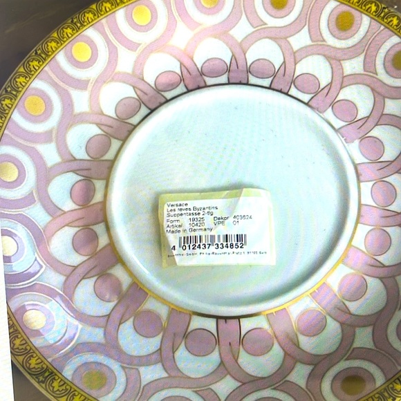 New Versace Byzantine Dreams Soup Cup & Saucer Rosenthal - Picture 7 of 9
